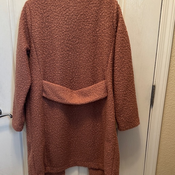 a new day Women's Cozy Teddy Jacket in Warm Blush. NWT. - Picture 4 of 4
